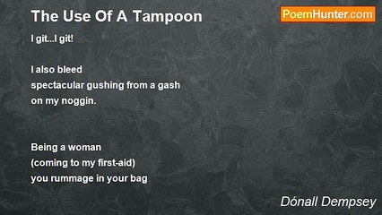 Dónall Dempsey - The Use Of A Tampoon