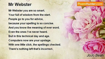 JoJo Bean - Mr Webster