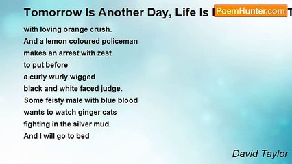 David Taylor - Tomorrow Is Another Day, Life Is But A Dream They Say