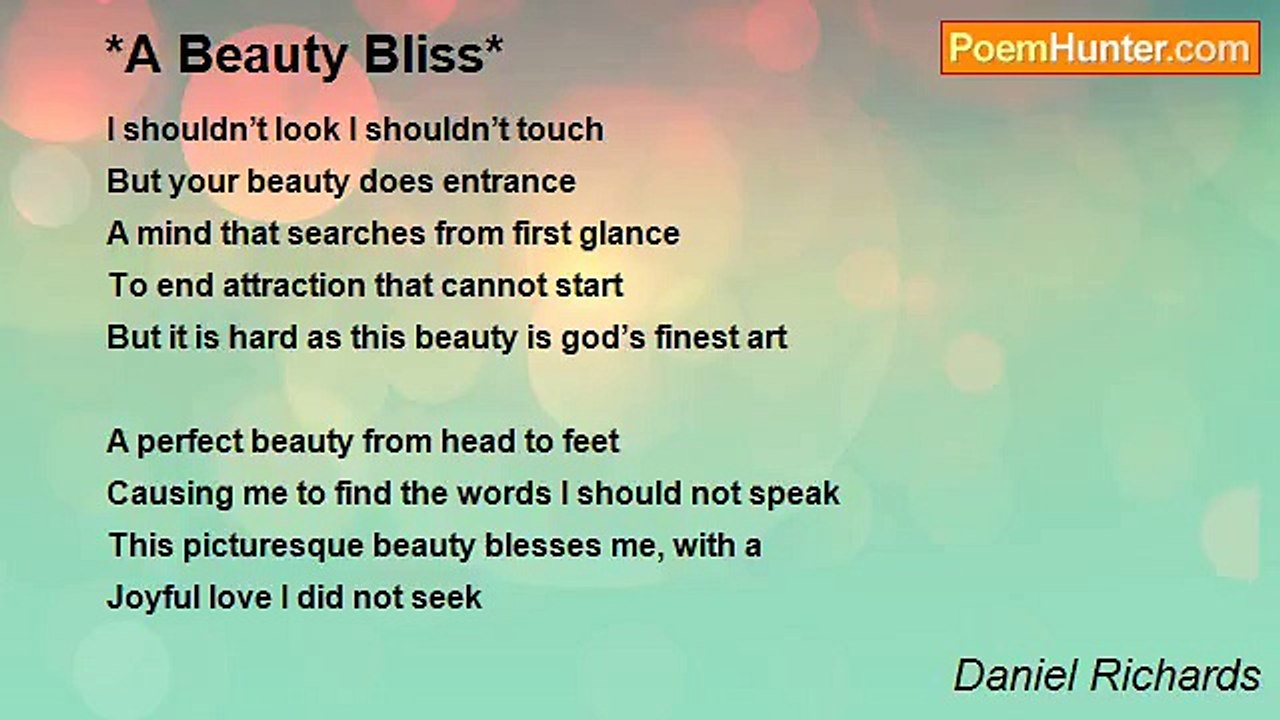 Daniel Richards - *A Beauty Bliss*