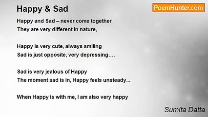 Sumita Datta - Happy & Sad