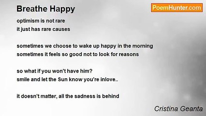 Cristina Geanta - Breathe Happy