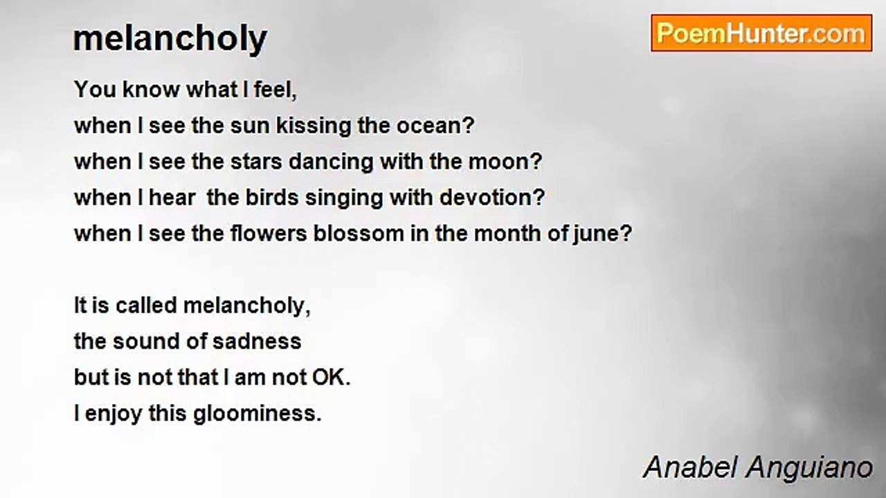 Anabel Anguiano - melancholy