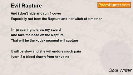 Soul Writer - Evil Rapture