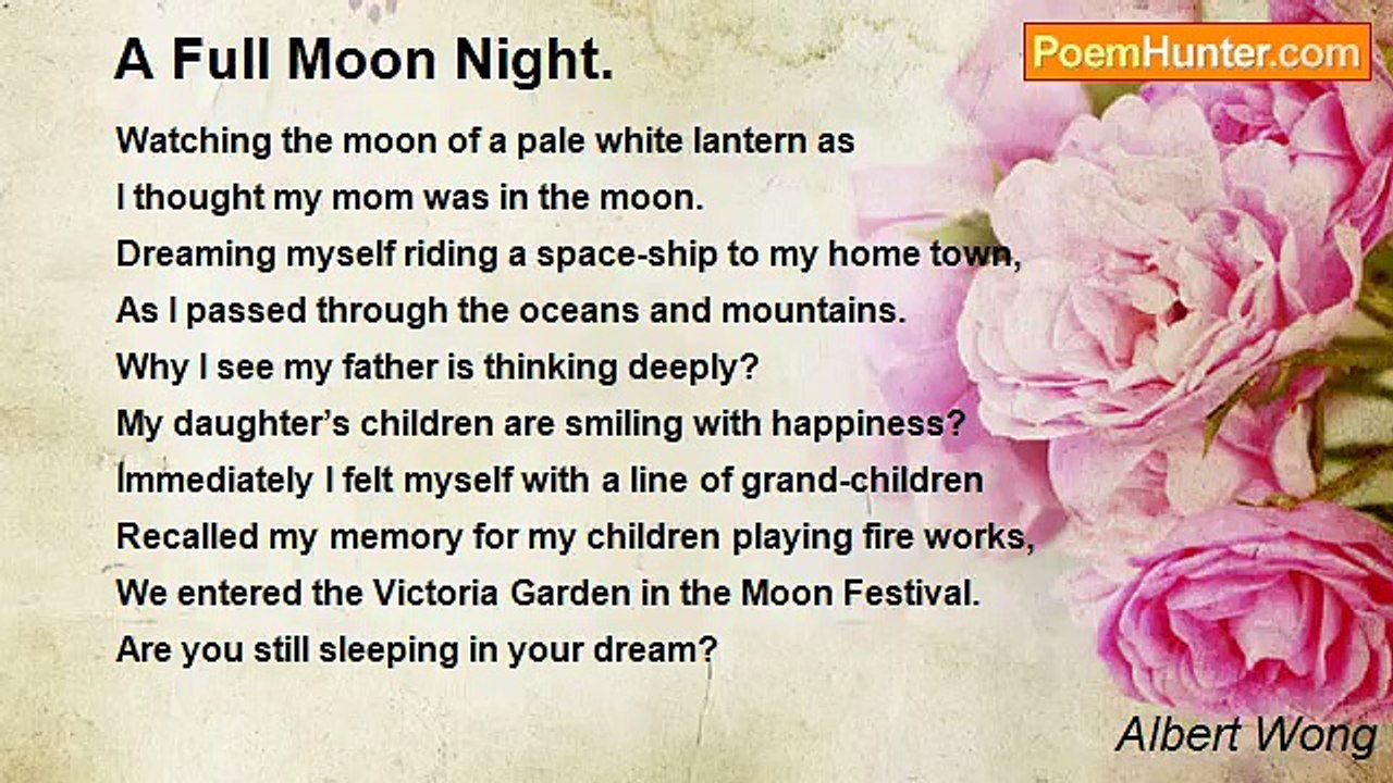 Albert Wong - A Full Moon Night.