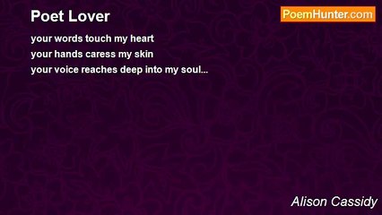 Alison Cassidy - Poet Lover