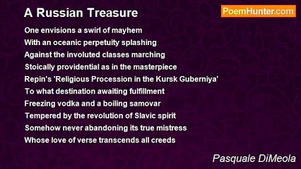 Pasquale DiMeola - A Russian Treasure