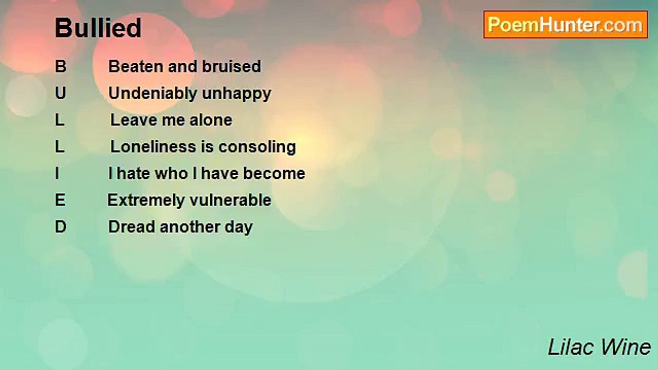 Lilac Wine - Bullied