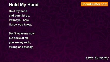 Little Butterfly - Hold My Hand