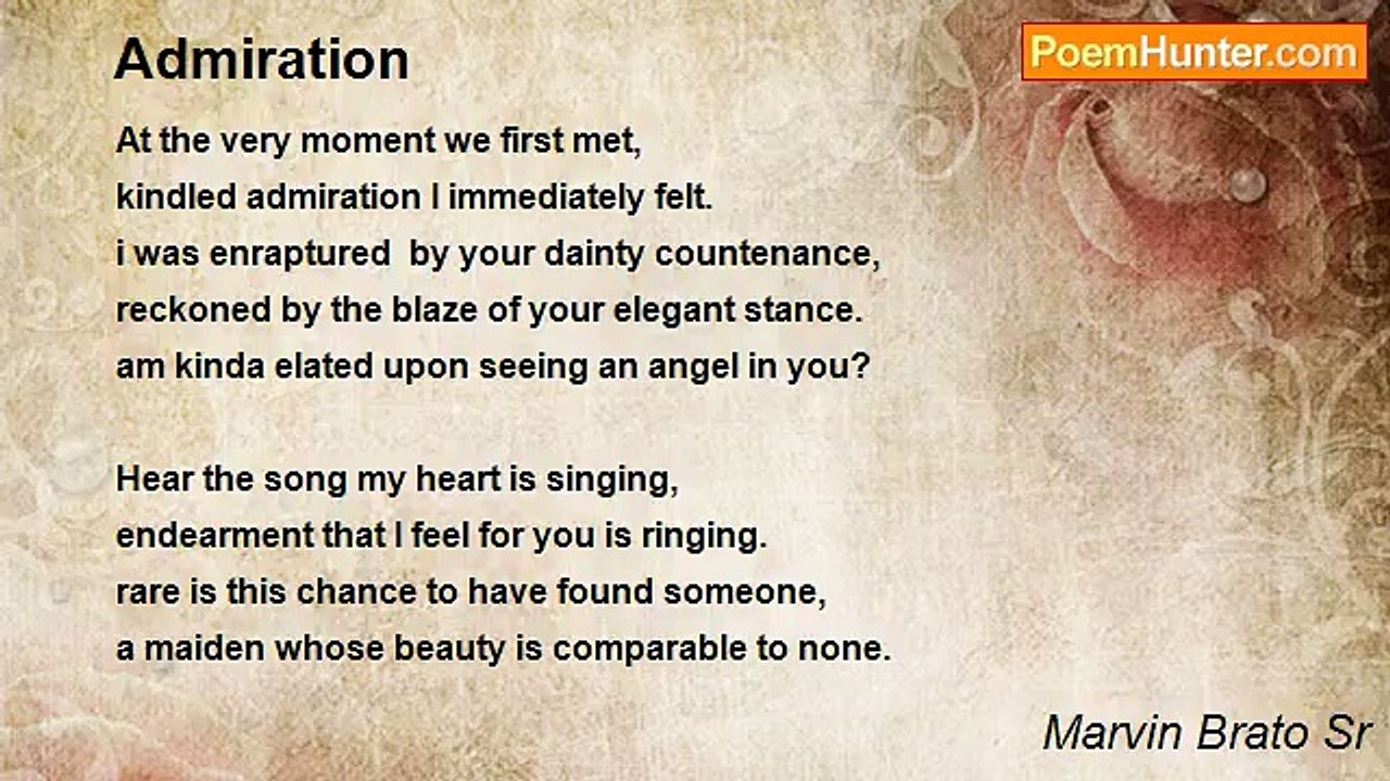 Marvin Brato Sr - Admiration