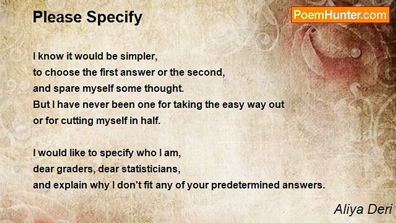 Leila Ired - Please Specify
