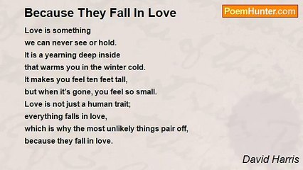 David Harris - Because They Fall In Love