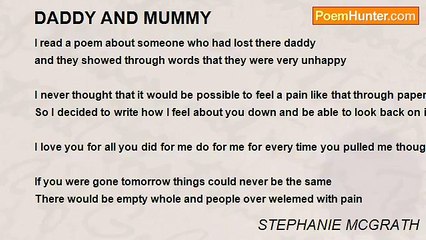 STEPHANIE MCGRATH - DADDY AND MUMMY