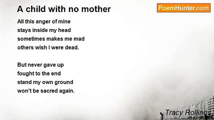 Tracy Rollings - A child with no mother