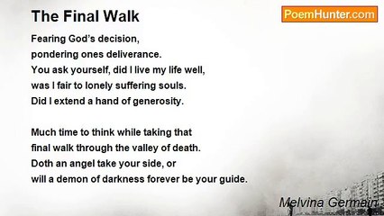 Melvina Germain - The Final Walk