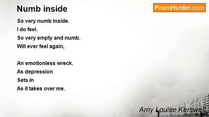 Amy Louise Kerswell - Numb inside
