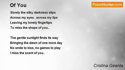 Cristina Geanta - Of You