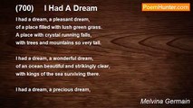 Melvina Germain - (700)     I Had A Dream