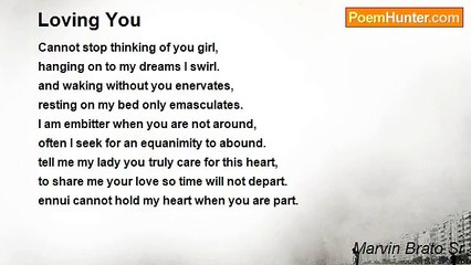 Marvin Brato Sr - Loving You