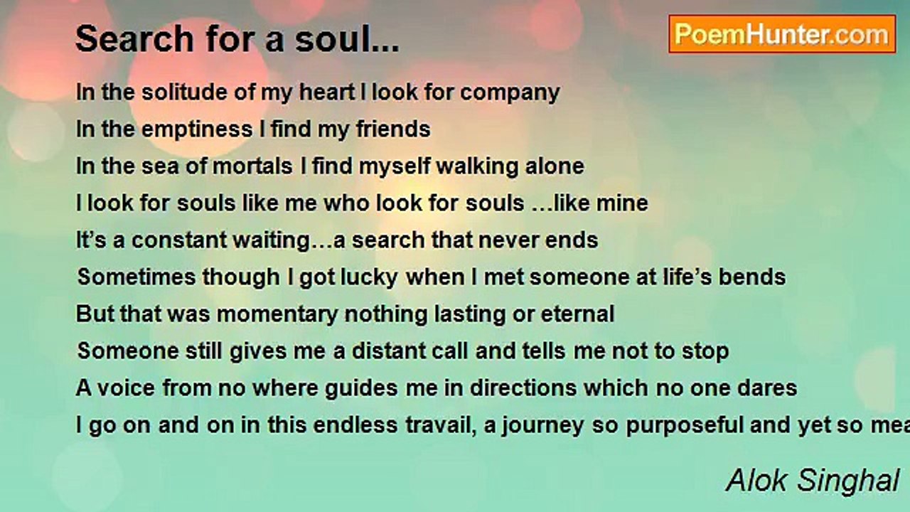 Alok Singhal - Search for a soul...