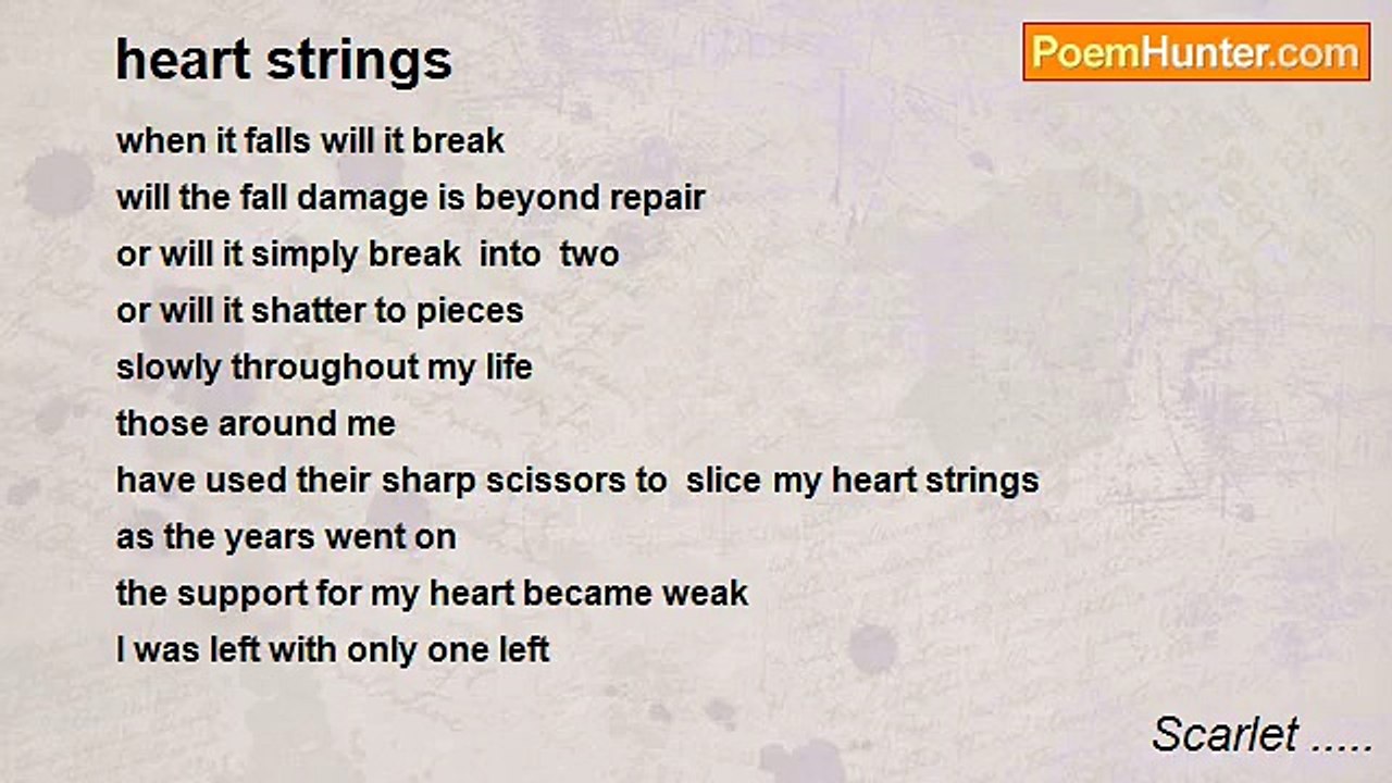 Scarlet ..... - heart strings
