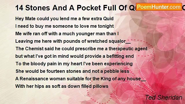 Ted Sheridan - 14 Stones And A Pocket Full Of Quid Or Death Comes To Cutie