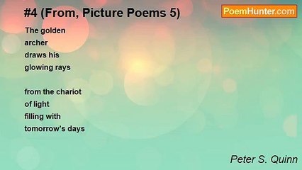 Peter S. Quinn - #4 (From, Picture Poems 5)