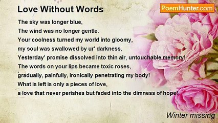 Winter missing - Love Without Words
