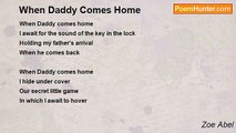 Zoe Abel - When Daddy Comes Home