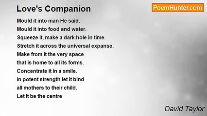 David Taylor - Love's Companion