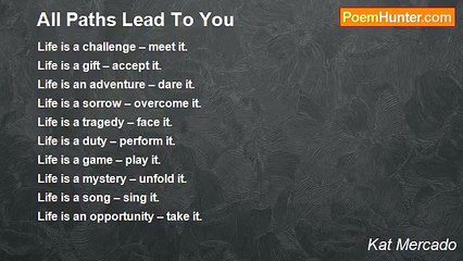 Kat Mercado - All Paths Lead To You