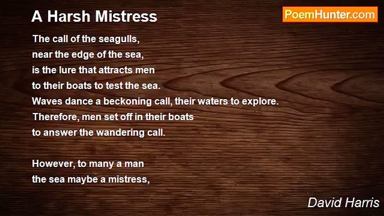 David Harris - A Harsh Mistress