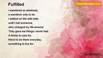David Harris - Fulfilled