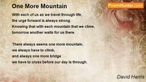 David Harris - One More Mountain