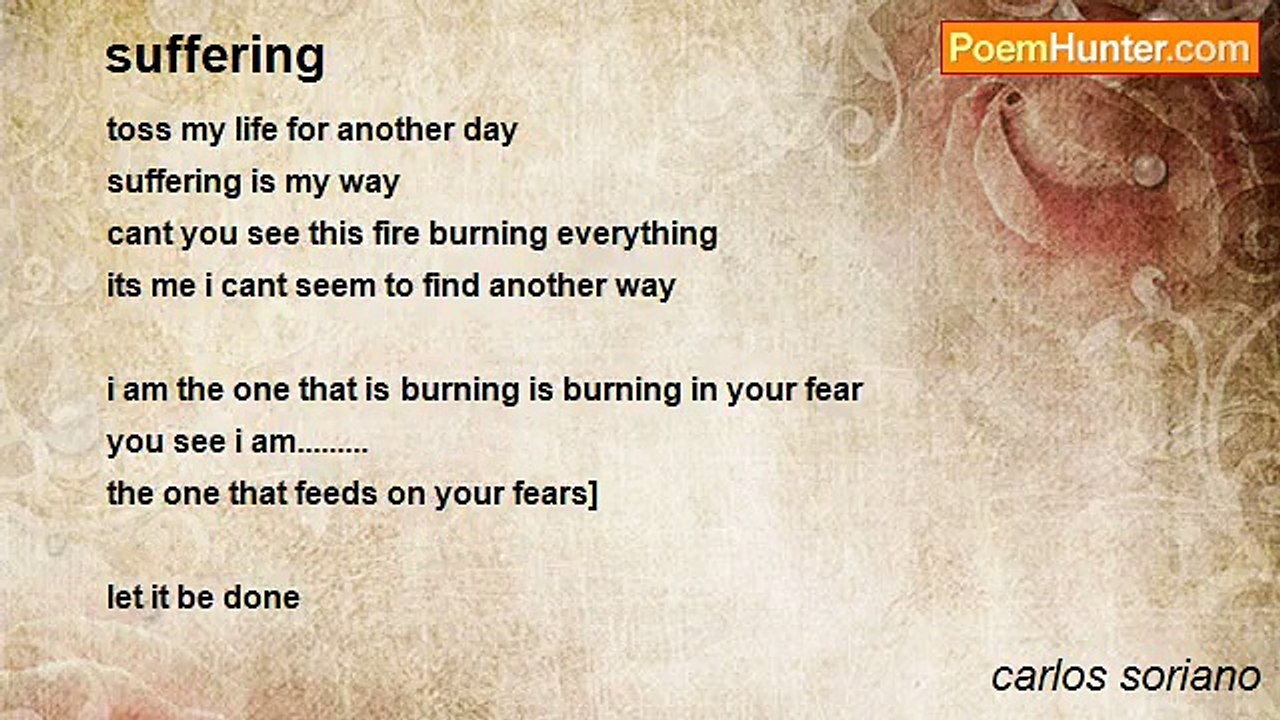 carlos soriano - suffering