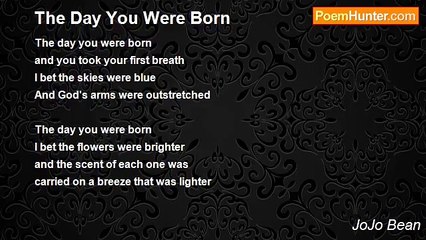 JoJo Bean - The Day You Were Born