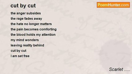 Scarlet ..... - cut by cut