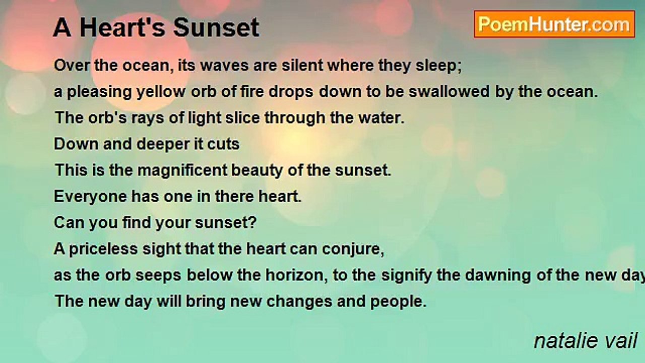 natalie vail - A Heart's Sunset
