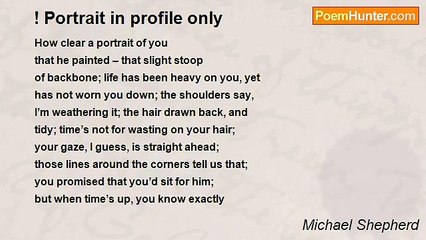 Michael Shepherd - ! Portrait in profile only