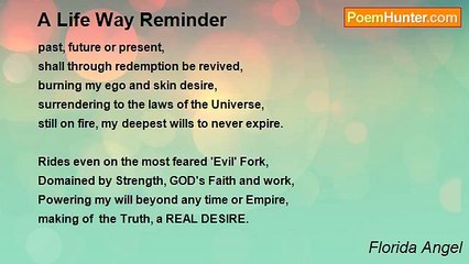 Florida Angel - A Life Way Reminder