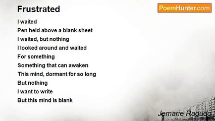 Jemarie Ragudo - Frustrated