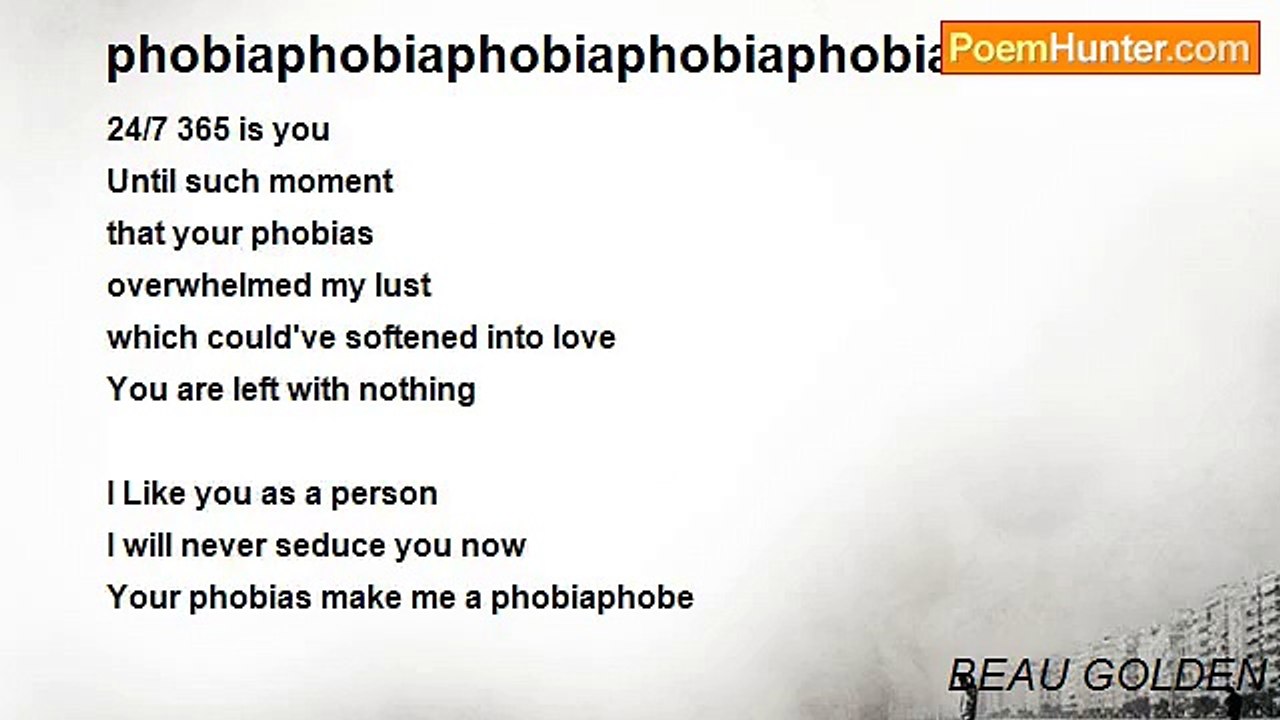 BEAU GOLDEN - phobiaphobiaphobiaphobiaphobia