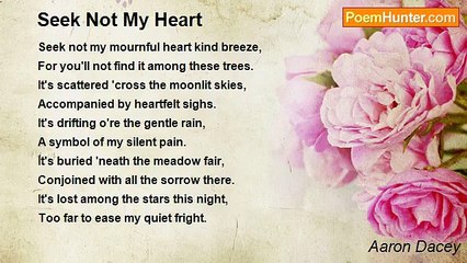 Aaron Dacey - Seek Not My Heart