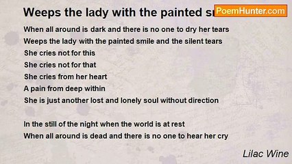 Lilac Wine - Weeps the lady with the painted smile