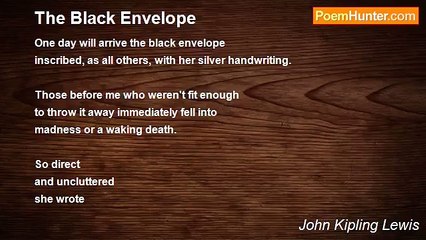 John Kipling Lewis - The Black Envelope