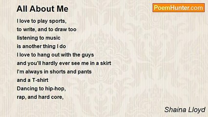 Shaina Lloyd - All About Me
