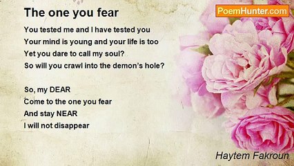 Haytem Fakroun - The one you fear