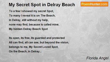 Florida Angel - My Secret Spot in Delray Beach