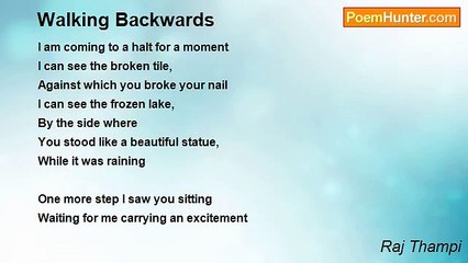 Raj Thampi - Walking Backwards