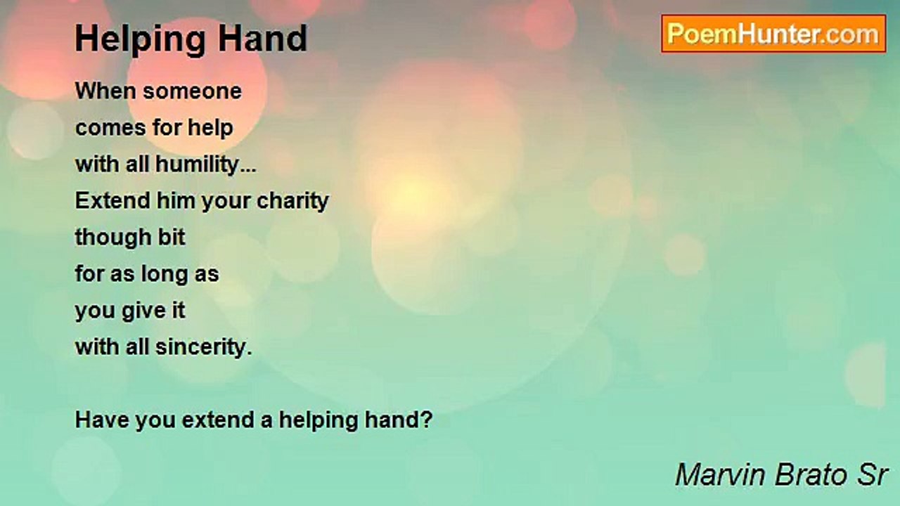 Marvin Brato Sr - Helping Hand